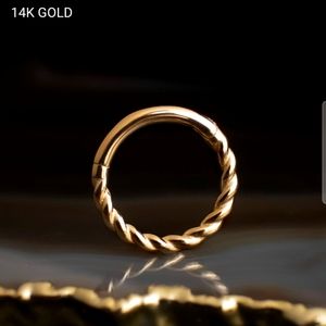 14k Gold Rope Clicker from Ask & Embla